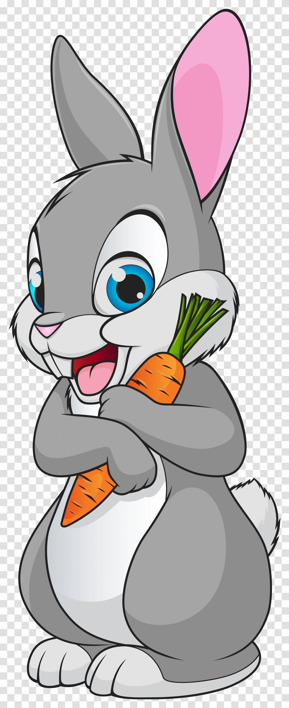 Cartoon Bunny Picture Bunny Cartoon, Carrot, Vegetable, Plant, Food Transparent Png