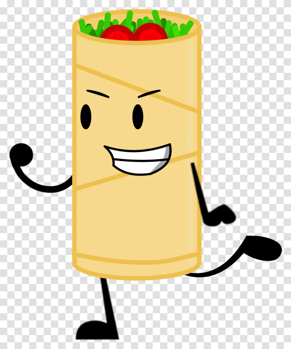 Cartoon Burrito, Tin, Food, Cylinder, Bottle Transparent Png