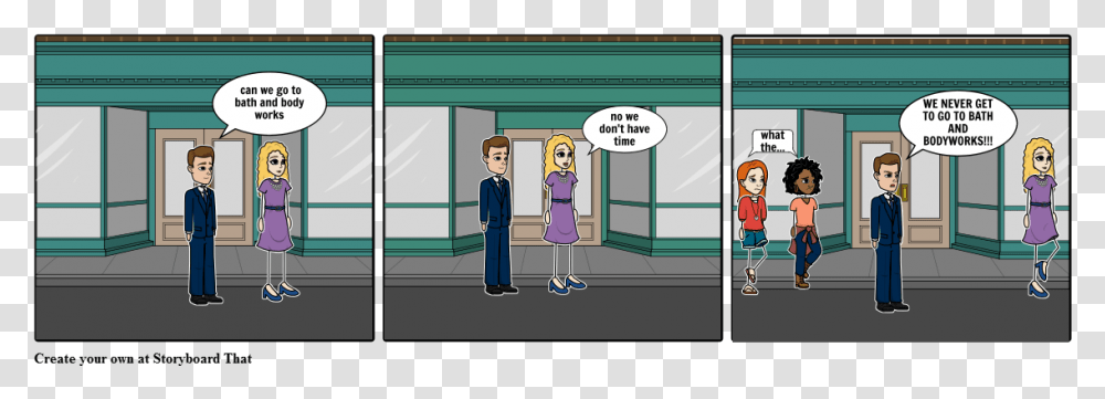 Cartoon, Bus Stop, Person, Door, Book Transparent Png