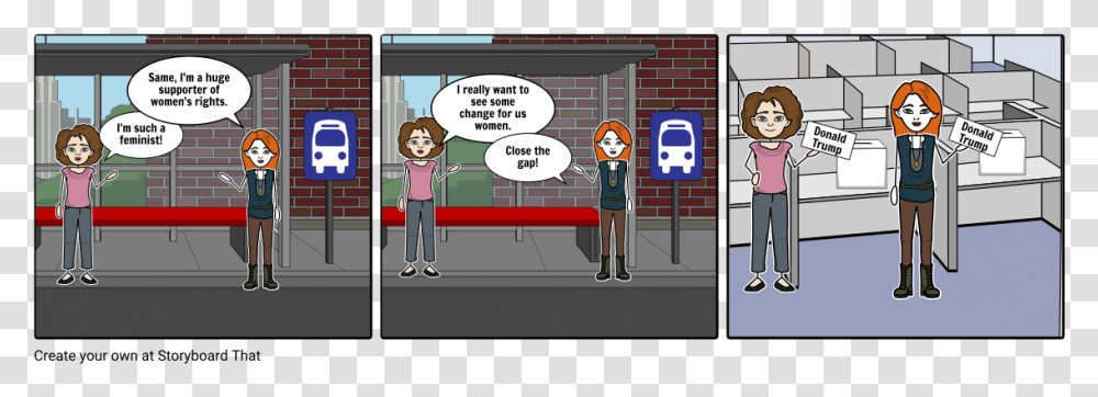 Cartoon, Bus Stop, Person, Shooting Range Transparent Png