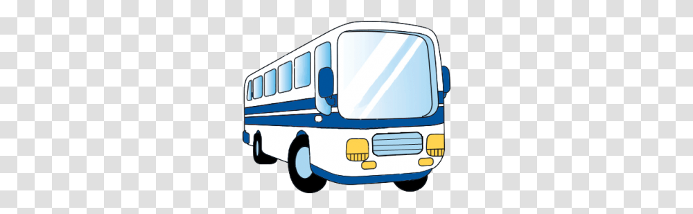 Cartoon Buses Group With Items, Van, Vehicle, Transportation, Minibus Transparent Png