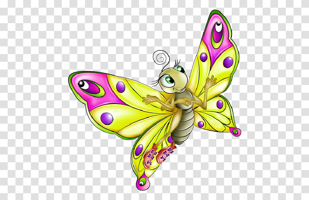 Cartoon Butterfly Background, Toy, Animal, Invertebrate Transparent Png