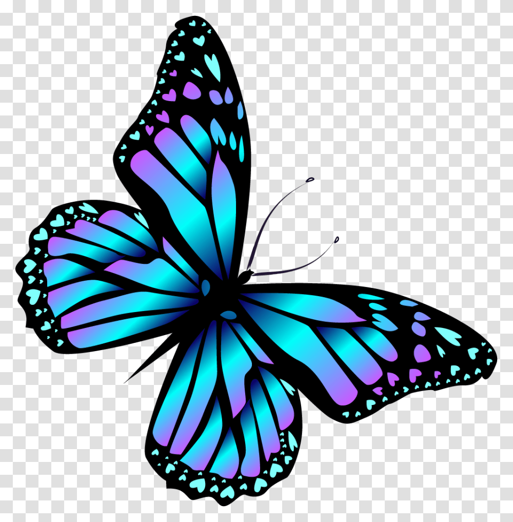 Cartoon Butterfly, Insect, Invertebrate, Animal, Purple Transparent Png