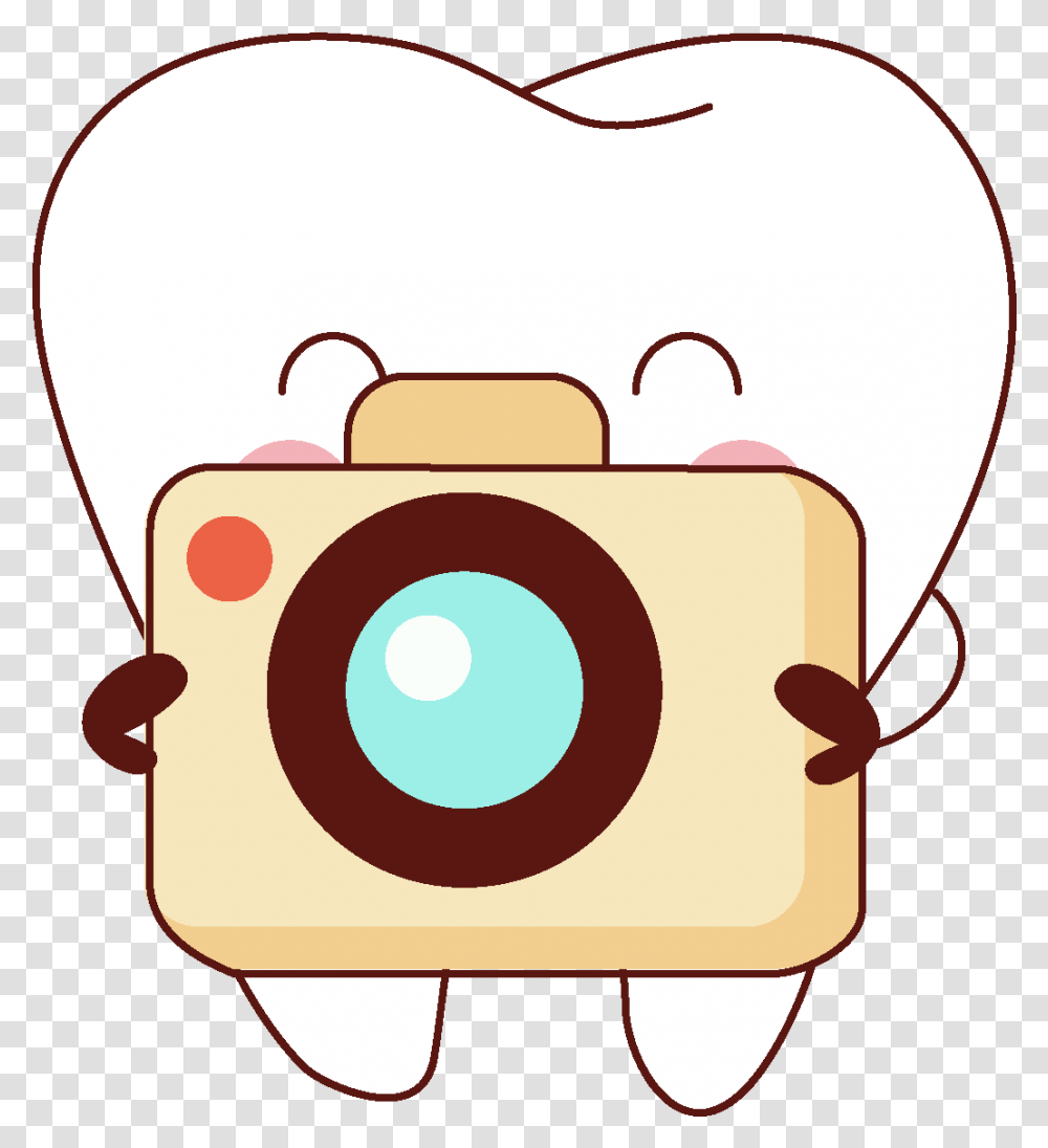 Cartoon Camera Tooth Element Circle, Electronics, First Aid, Ipod, Digital Camera Transparent Png
