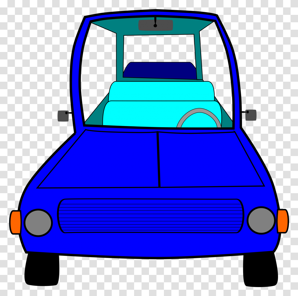 Cartoon Car Images Free Clipartsco Front View Cartoon Car, Vehicle, Transportation, Automobile, Buggy Transparent Png