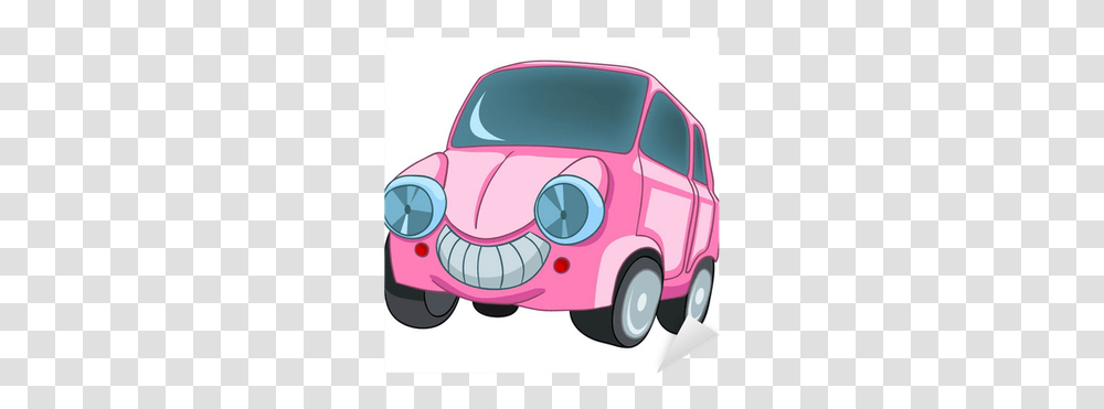 Cartoon Car Sticker • Pixers We Live To Change Cartoon, Vehicle, Transportation, Wheel, Machine Transparent Png