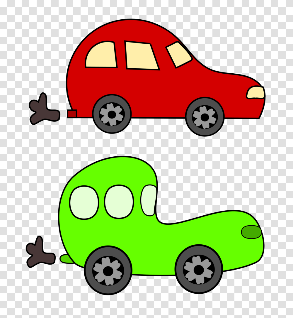 Cartoon Car Two Clip Art, Vehicle, Transportation, Wheel, Machine Transparent Png