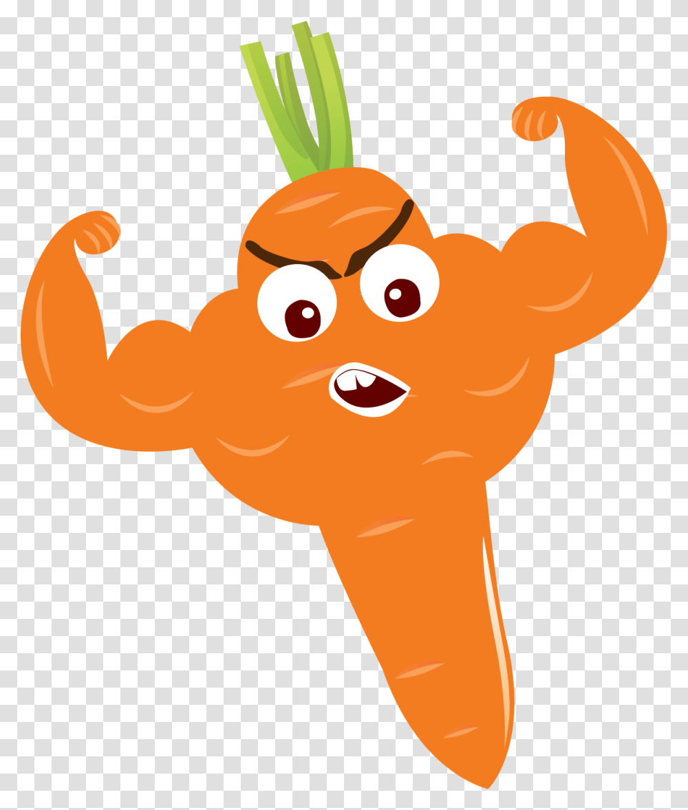 Cartoon, Carrot, Vegetable, Plant, Food Transparent Png