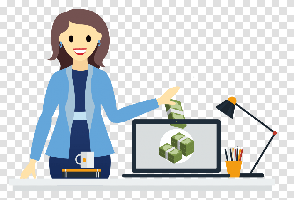 Cartoon Cash Cartoon, Person, Human, Beverage, Drink Transparent Png