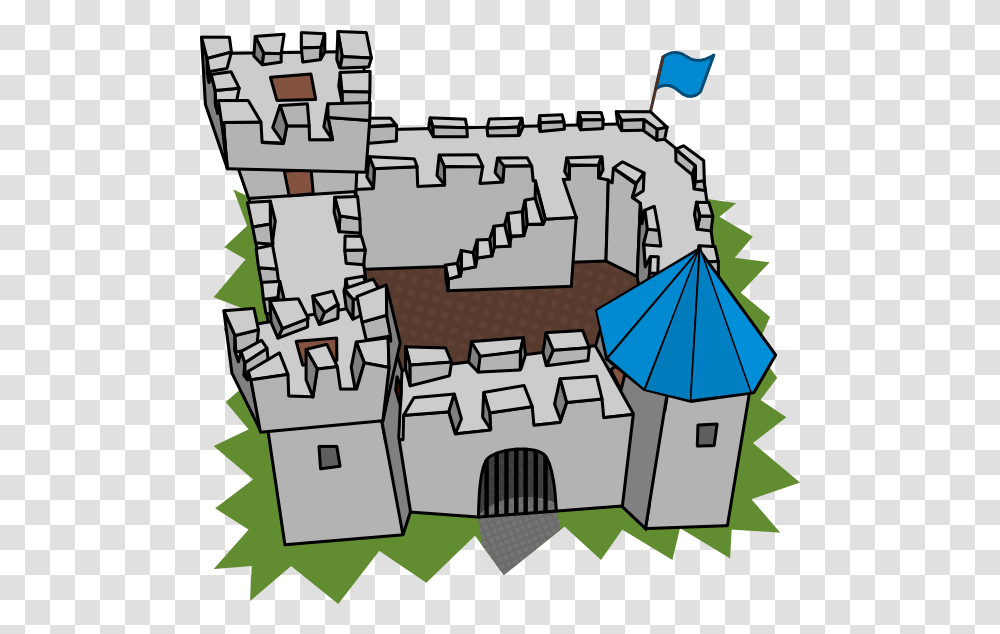 Cartoon Castle Clip Art For Web, Architecture, Building, Plan, Plot Transparent Png