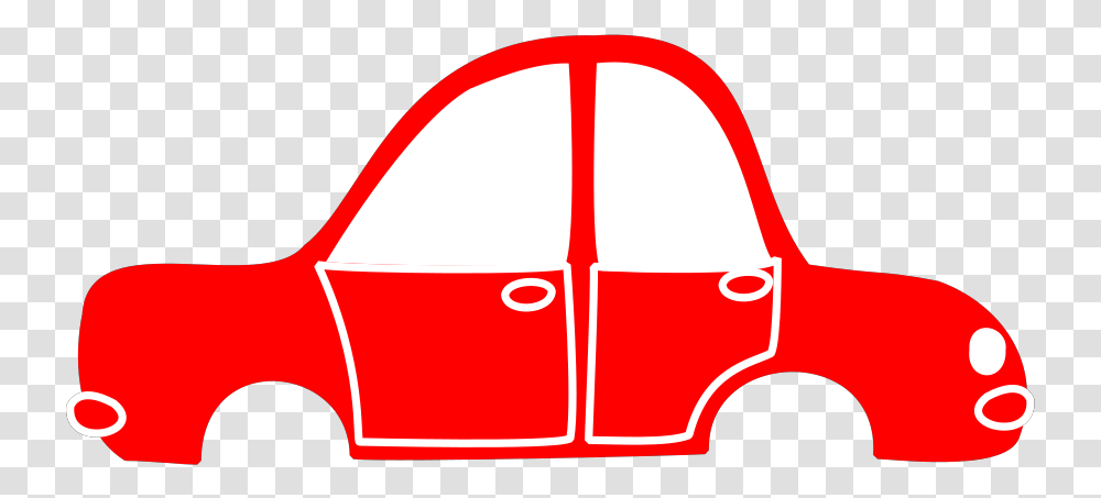 Cartoon Cat 2 Svg Clip Art For Web Red Cartoon Car Clipart Without Wheels, Symbol, Logo, Trademark, Outdoors Transparent Png