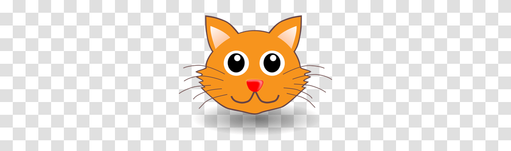 Cartoon Cat Face Clip Art, Animal, Mammal, Pet, Wildlife Transparent Png