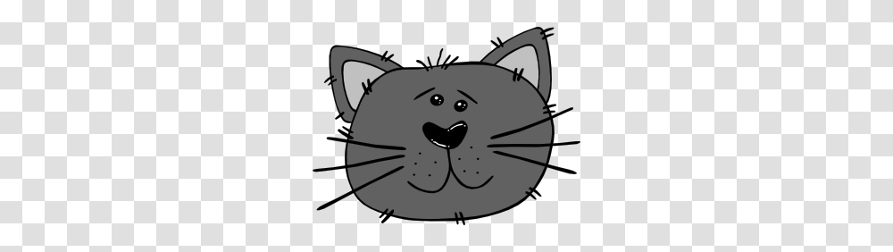 Cartoon Cat Face Clip Art Pet Ideas Cat Face Clip, Animal, Pillow, Mammal, Soccer Ball Transparent Png