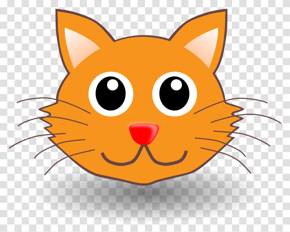 Cartoon Cat Faces Clipart, Label, Mammal, Animal Transparent Png