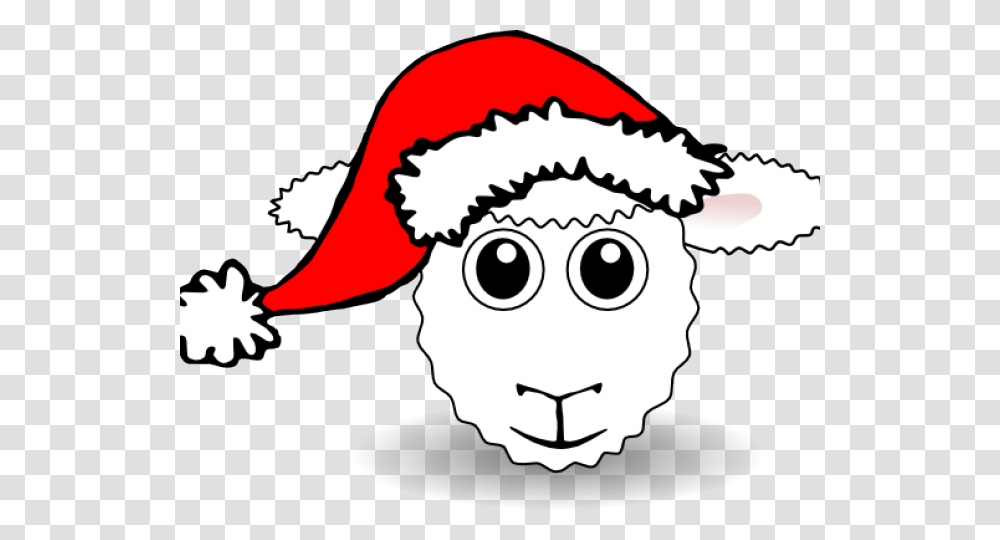 Cartoon Cat With Christmas Hat, Person, Human, Animal Transparent Png