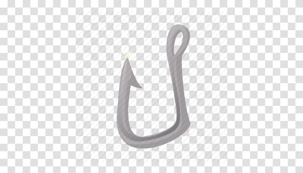 Cartoon Catch Fish Fishing Hook Metal Sharp Icon, Horseshoe, Anchor Transparent Png