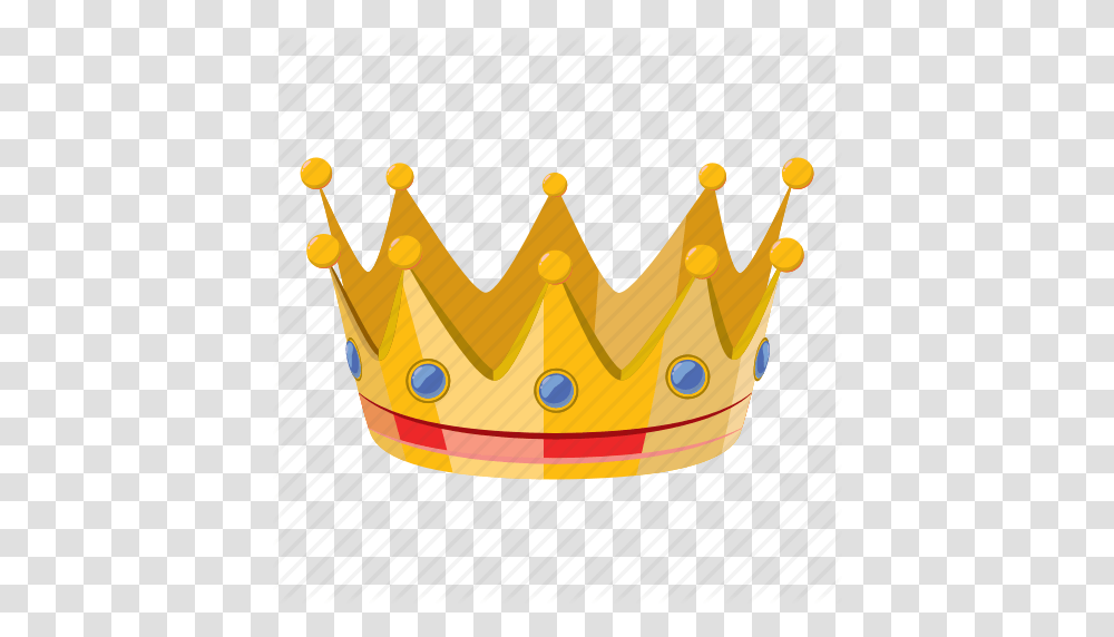 Cartoon Celebration Crown Gold Party Princess Queen Icon, Jewelry, Accessories, Accessory, Birthday Cake Transparent Png