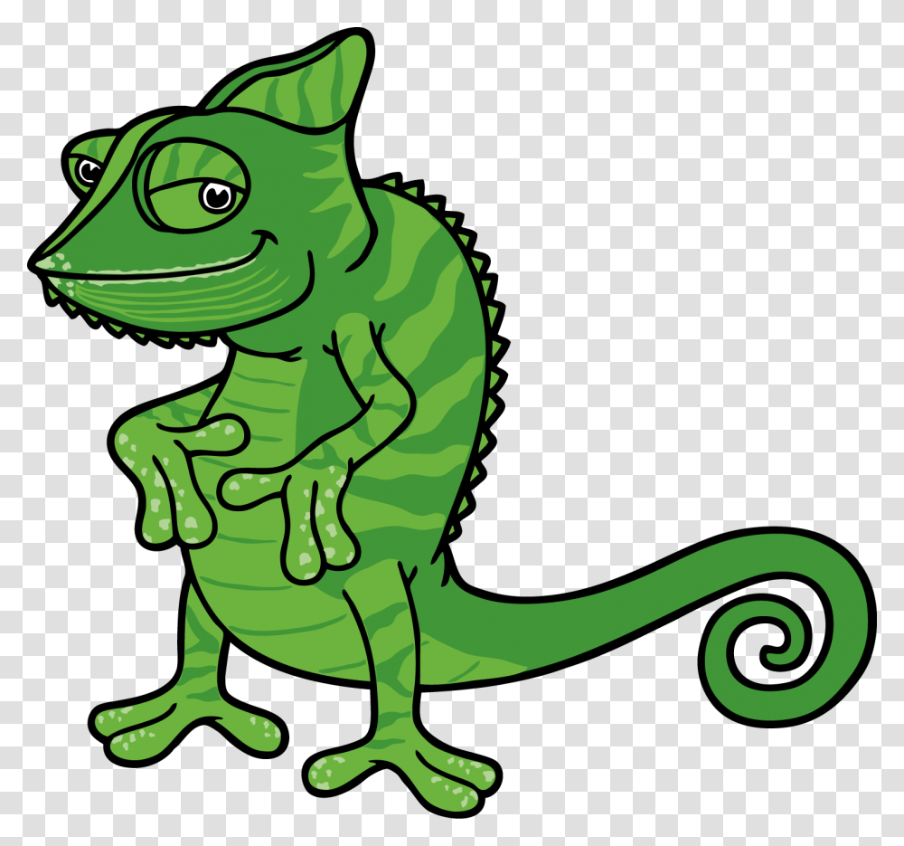 Cartoon Chameleon, Animal, Lizard, Reptile, Iguana Transparent Png