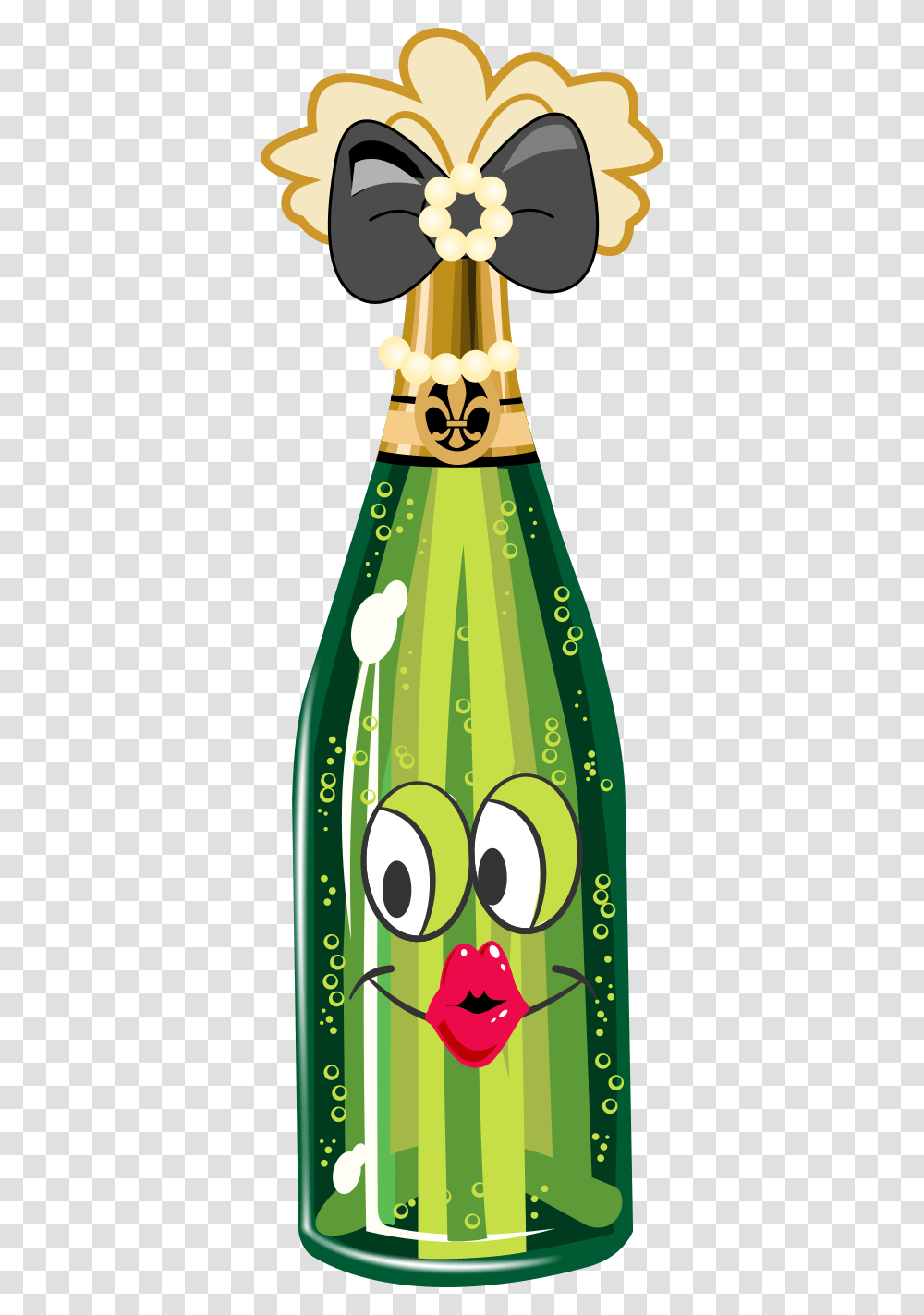Cartoon Champagne Bottle, Plant, Vegetable, Food, Skateboard Transparent Png