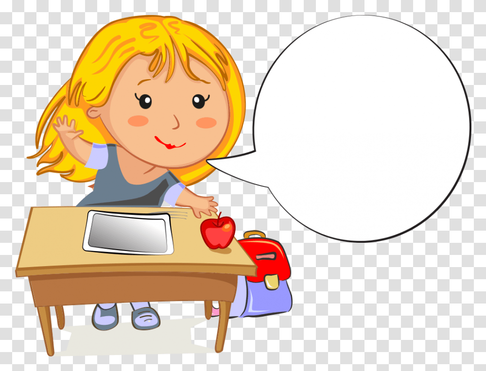 Cartoon Character At School, Person, Female, Girl, Video Gaming Transparent Png