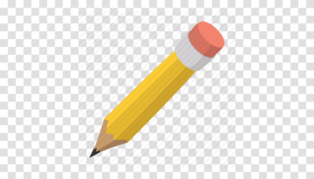 Cartoon Character Childish Cute Eraser Pen Pencil Icon Transparent Png