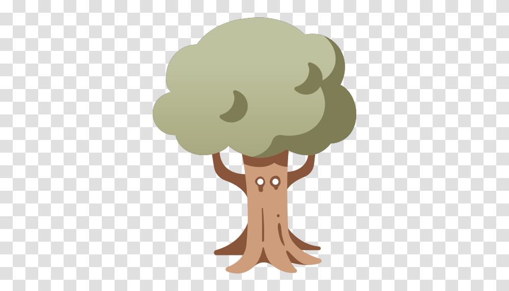 Cartoon Character Creature Fantasy Treant Tree Wood Icon, Plant, Vegetable, Food, Root Transparent Png