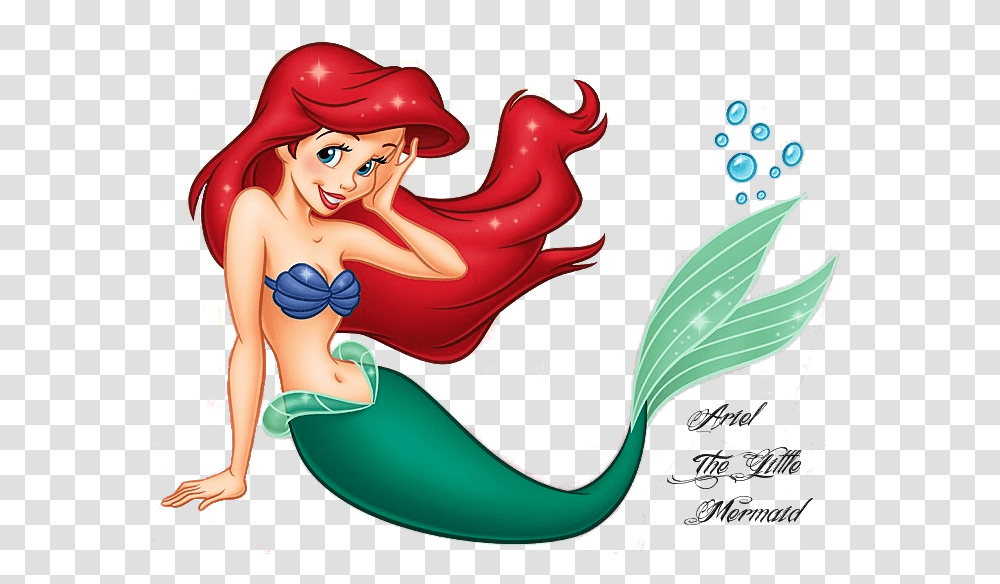 Cartoon Character Little Mermaid, Animal, Person, Outdoors Transparent Png