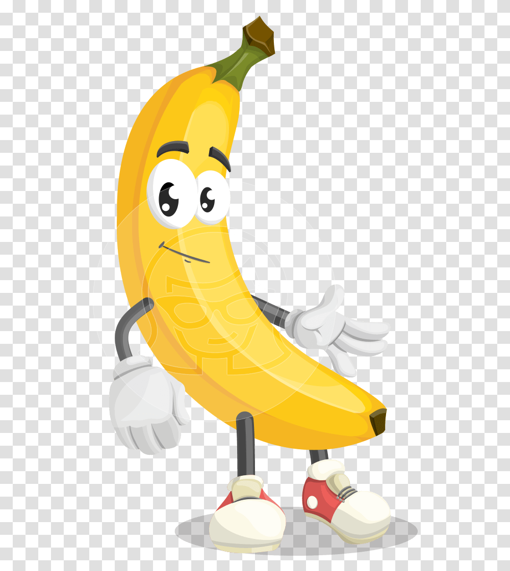 Cartoon Characters Background, Banana, Fruit, Plant, Food Transparent Png