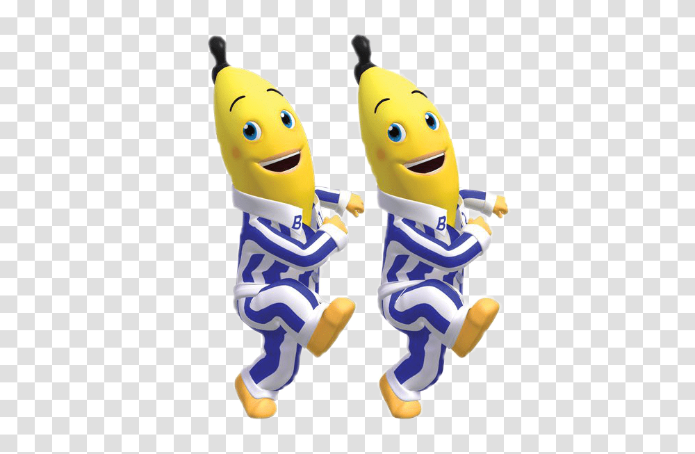 Cartoon Characters Bananas In Pajamas Pack, Toy, Apparel, Plant Transparent Png