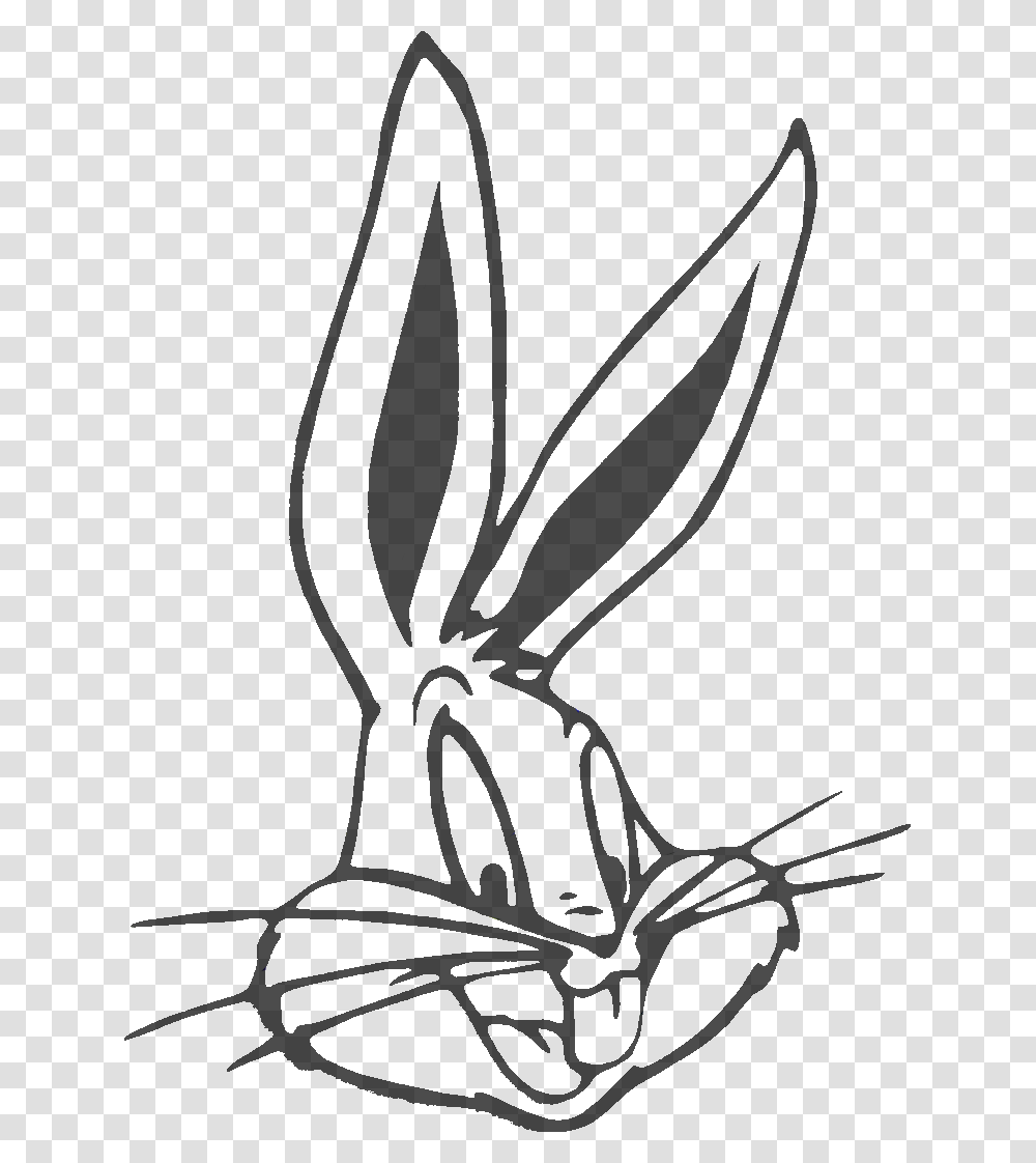 Cartoon Characters Bugs Bunny, Stencil, Wasp, Bee, Insect Transparent Png