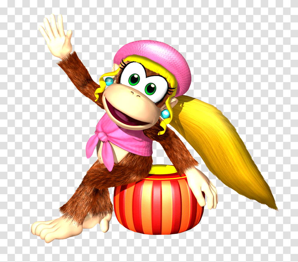 Cartoon Characters Donkey Kong Country Main Characters, Toy, Bird, Animal, Food Transparent Png