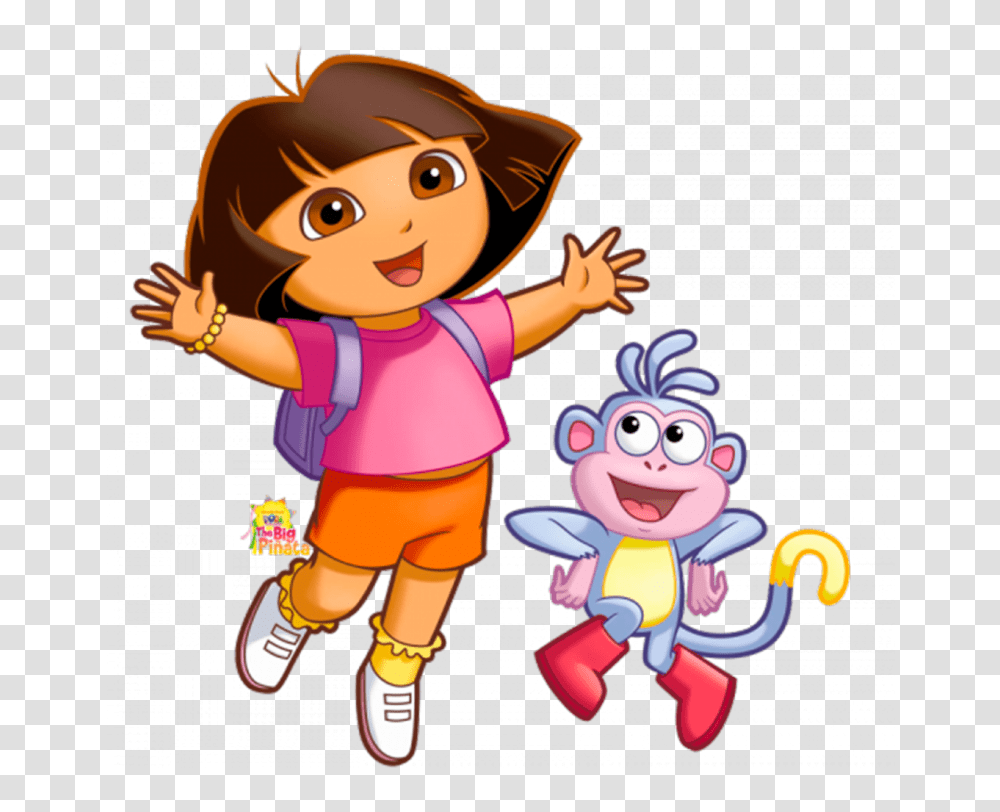 Cartoon Characters Dora The Explorer, Person, Female, Girl, Kid Transparent Png
