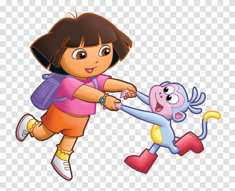 Cartoon Characters Dora The Explorer Photos, Toy, Doll, Person, Human Transparent Png