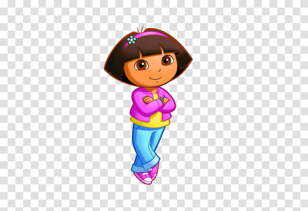 Cartoon Characters Dora The Explorer, Toy, Person, Human, Female Transparent Png