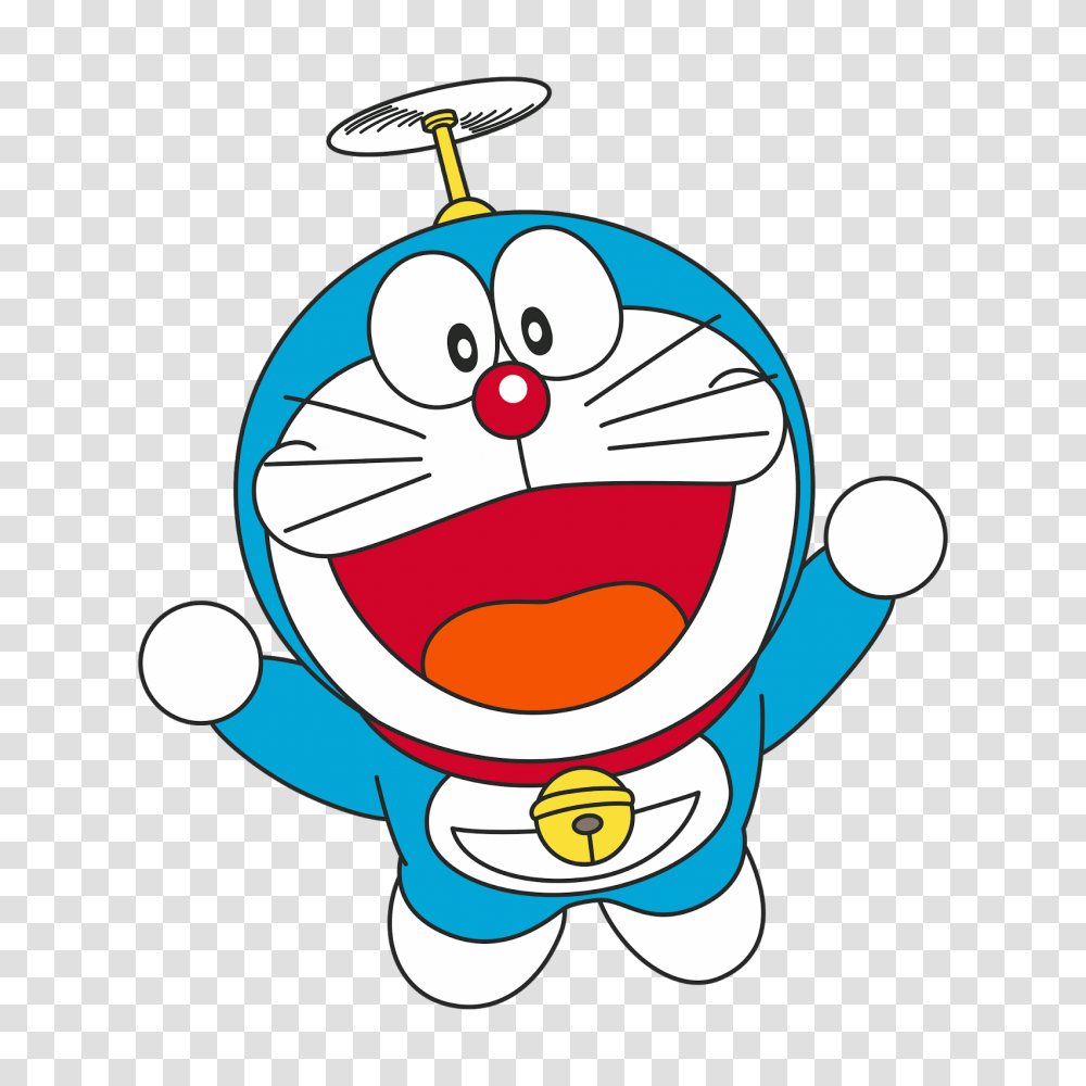Cartoon Characters Doraemon New Images Doraemon Flying With Bamboo Copter Transparent Png