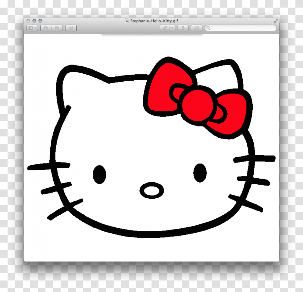 Cartoon Characters Hello Kitty Download Hello Kitty, Label, Electronics, Stencil Transparent Png