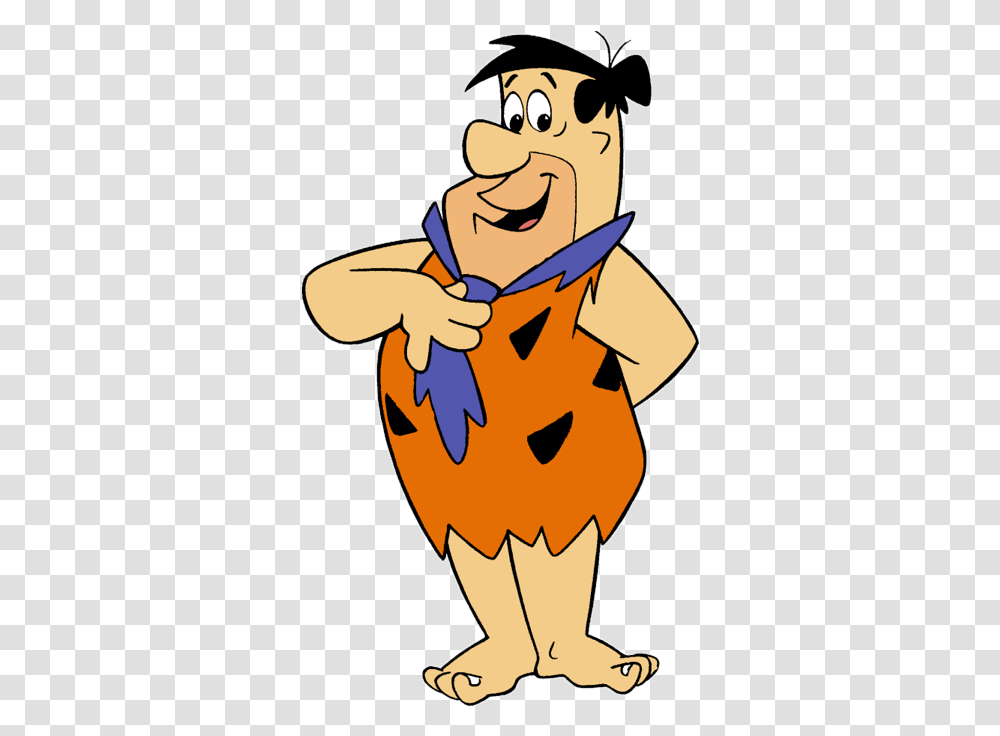 Cartoon Characters Images 1 Image Fred Flintstone, Label, Plant, Outdoors, Clothing Transparent Png