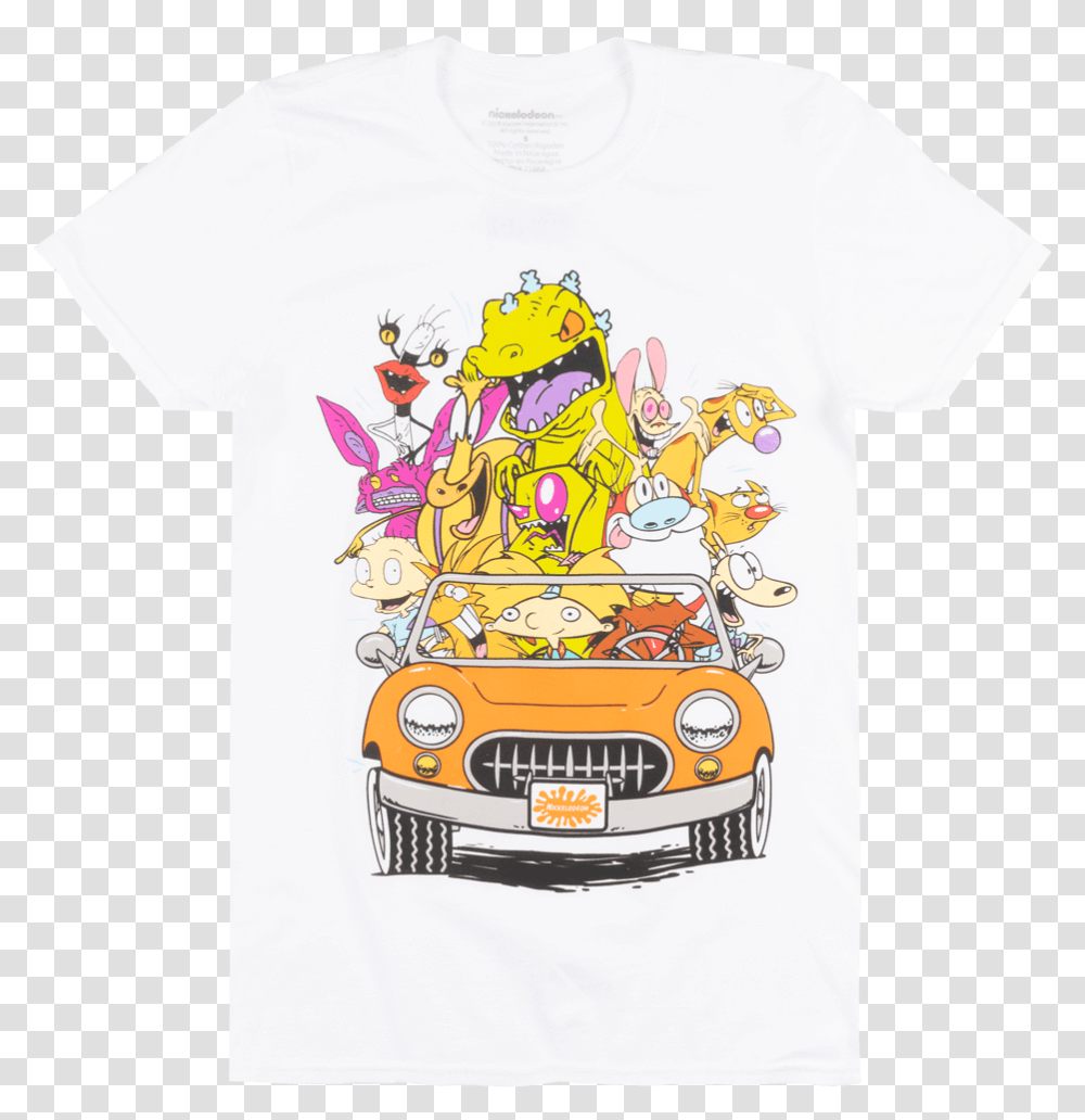 Cartoon Characters In Shirt, Apparel, T-Shirt, Vehicle Transparent Png