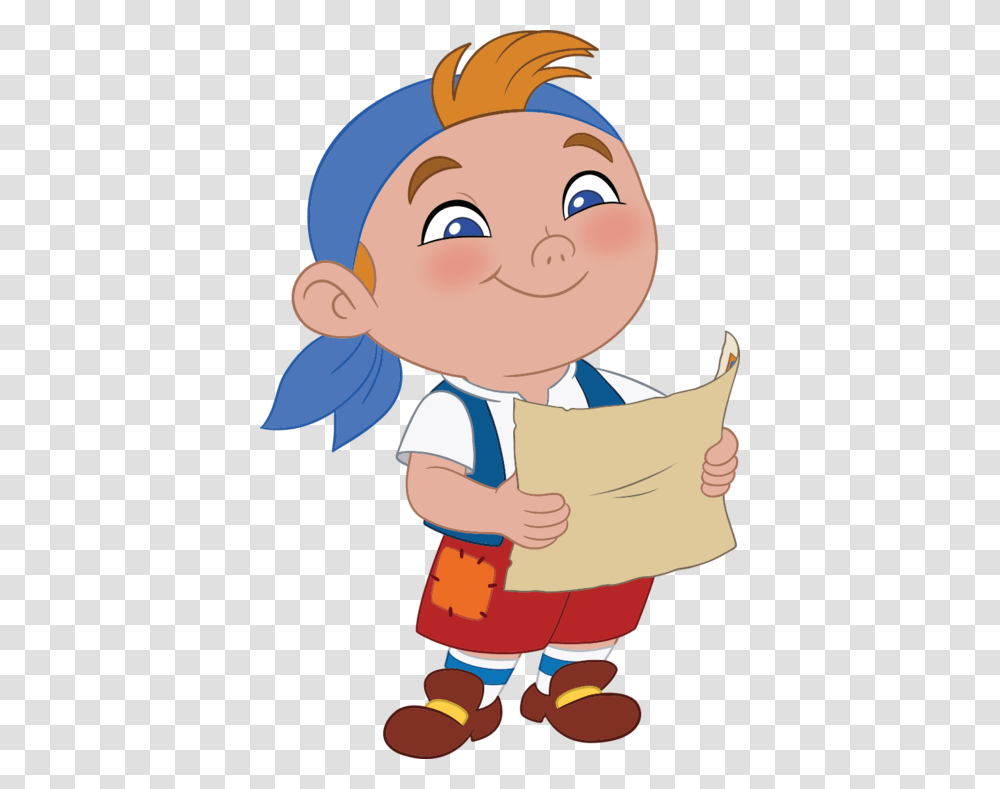 Cartoon Characters Jake And The Neverland Pirates, Person, Human, Reading, Nurse Transparent Png