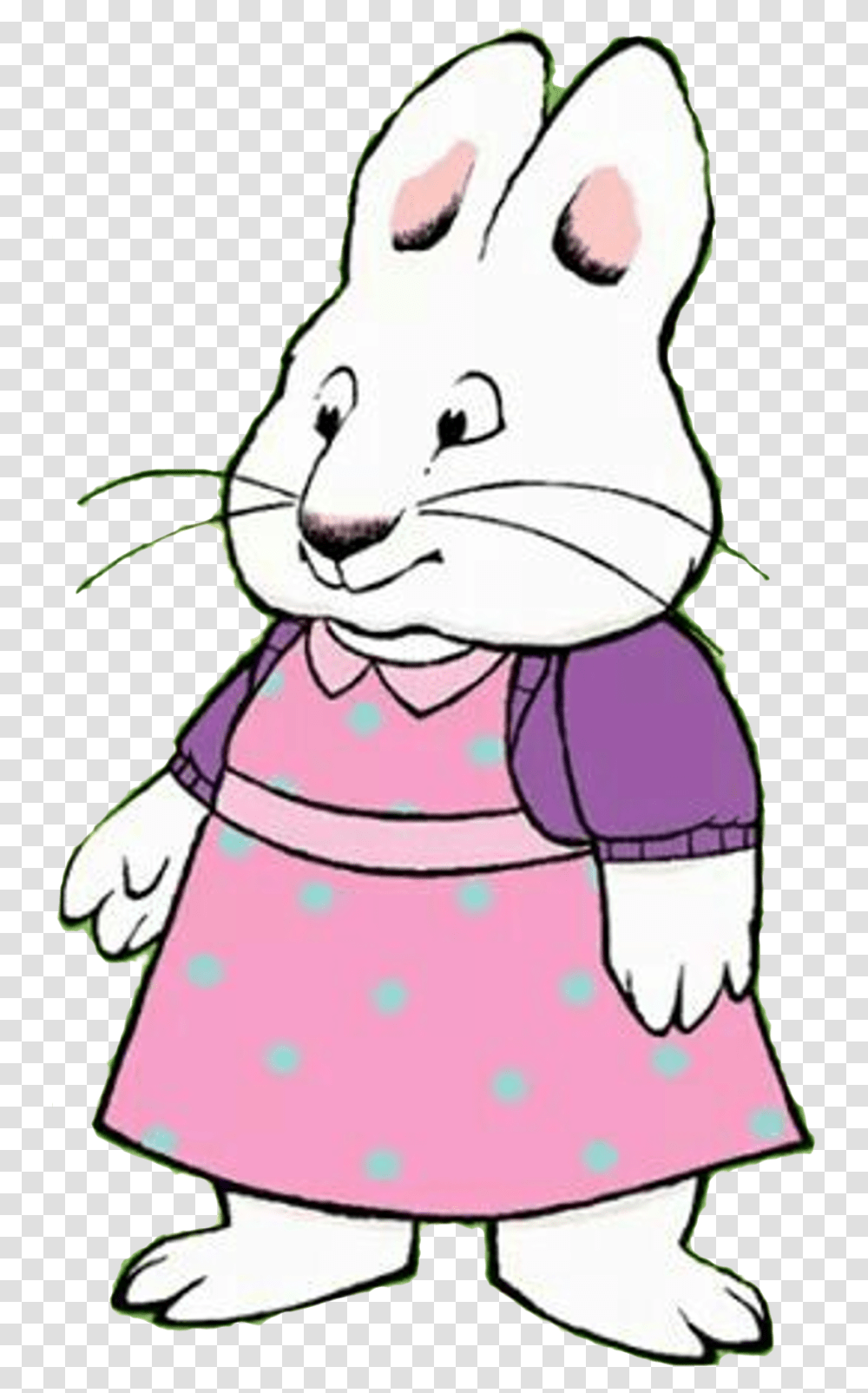 Cartoon Characters Max & Ruby New Png's Ruby From Max And Ruby, Label, Text, Snowman, Winter Transparent Png