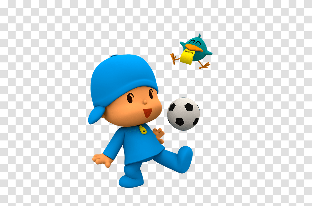 Cartoon Characters Pocoyo, People, Person, Human, Soccer Ball Transparent Png