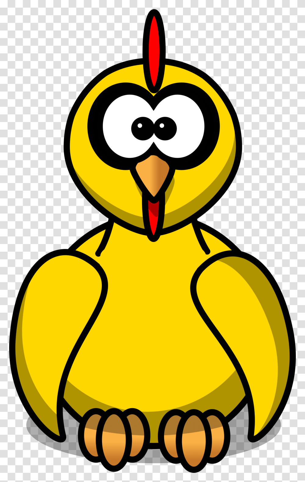 Cartoon Chicken, Bird, Animal, Penguin, King Penguin Transparent Png