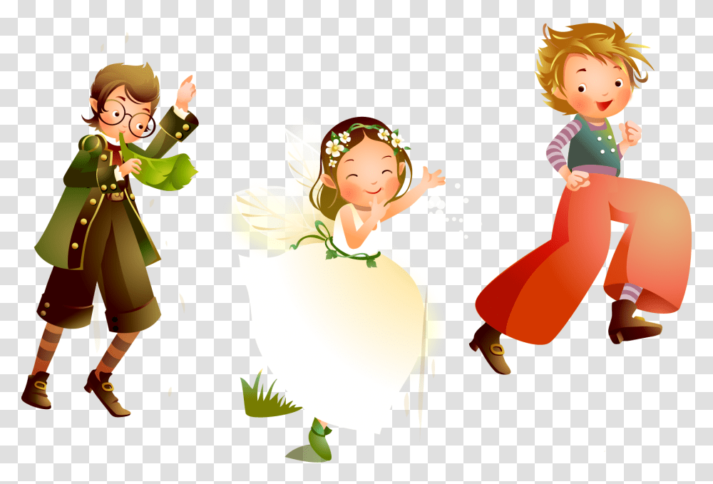 Cartoon Child Illustration Cartoon Kids, Person, Human, Elf Transparent Png