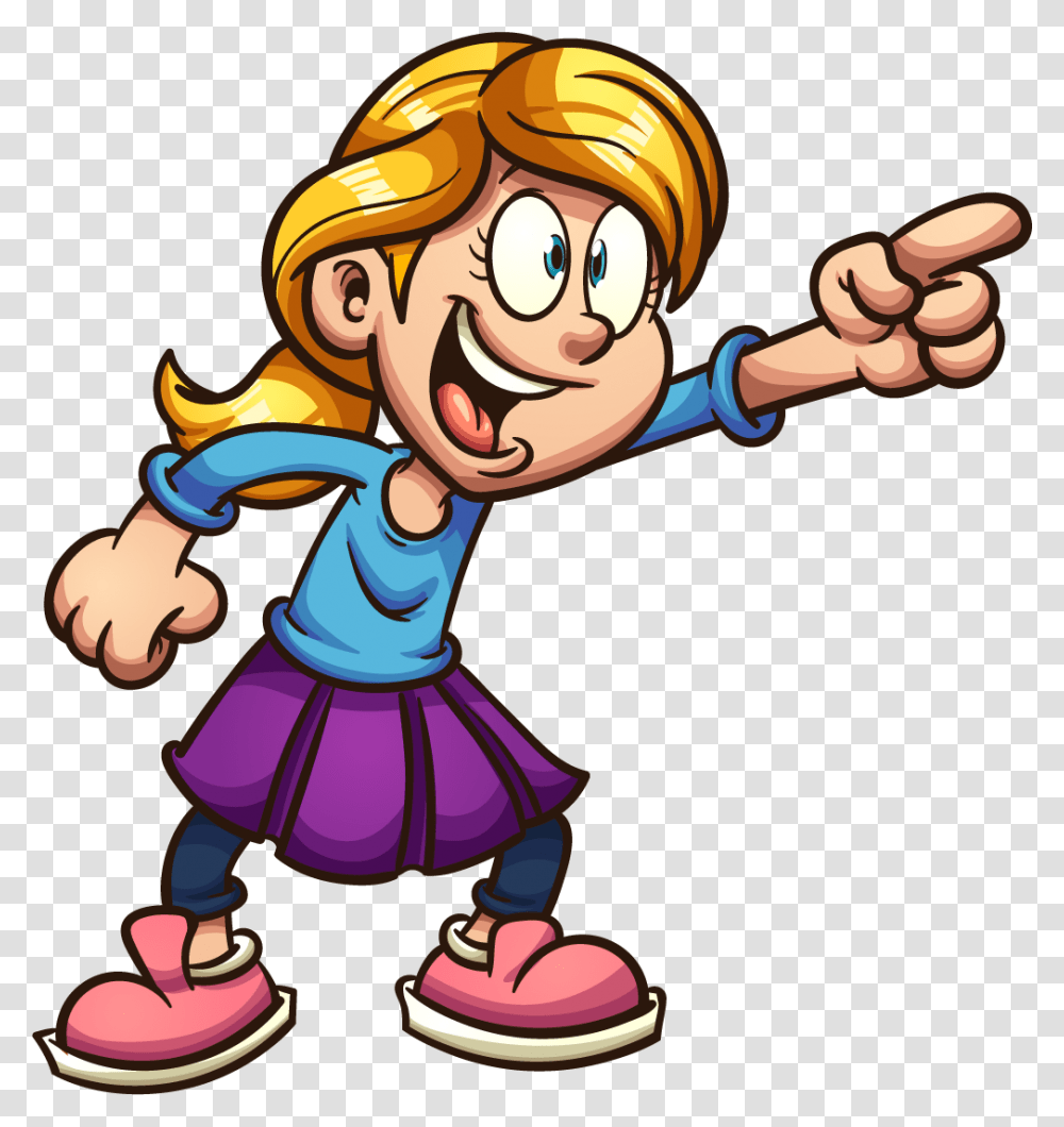 Cartoon Children Pointing, Toy, Outdoors, Sport, Sports Transparent Png
