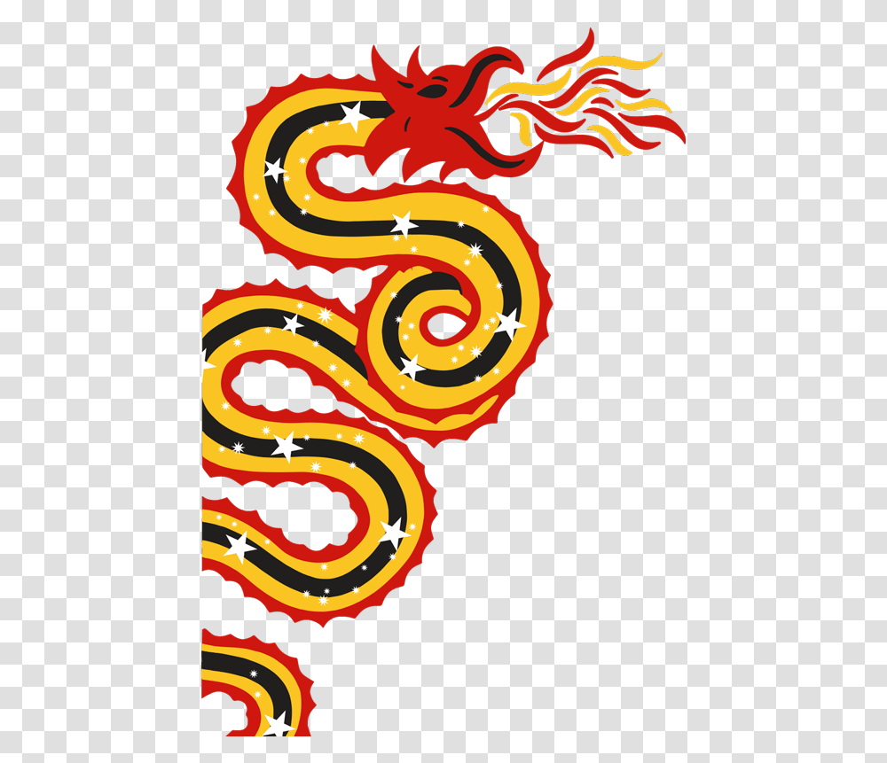 Cartoon Chinese Dragon Home Wall Sticker Tenstickers Illustration, Poster, Advertisement, Spiral, Sweets Transparent Png