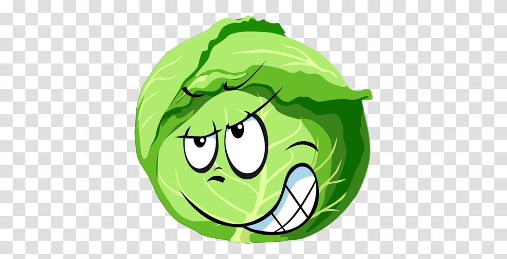 Cartoon Chou, Plant, Vegetable, Food, Head Cabbage Transparent Png