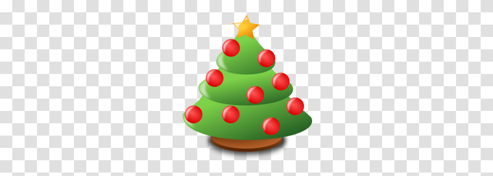 Cartoon Christmas Tree Clip Art, Plant, Birthday Cake, Dessert, Food Transparent Png