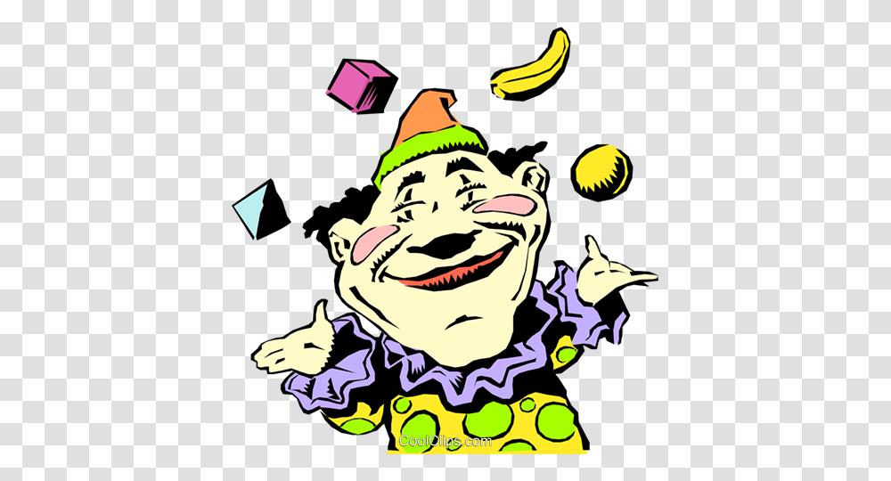 Cartoon Circus Clown Royalty Free Vector Clip Art Illustration, Plant, Performer, Person, Human Transparent Png