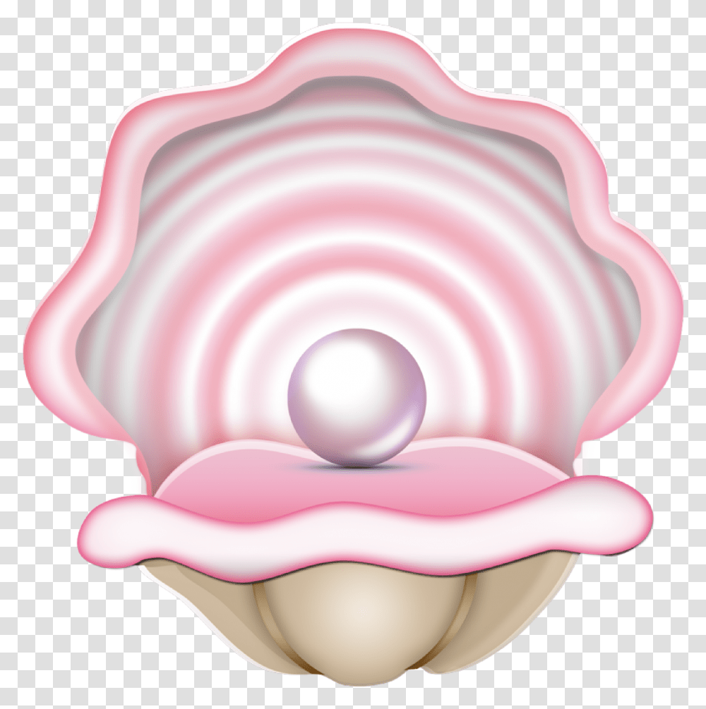 Cartoon Clam With Pearl, Accessories, Accessory, Jewelry, Seashell Transparent Png