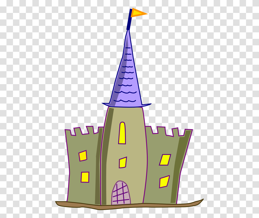 Cartoon Clipart Castle, Cone Transparent Png